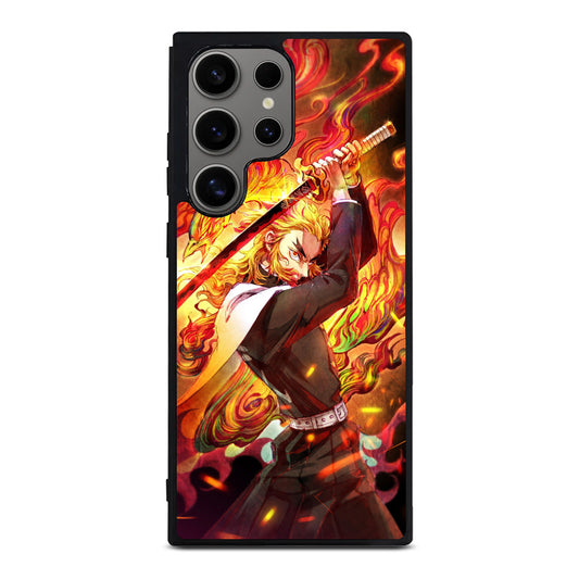 Rengoku Flame Pillar Samsung Galaxy S24 Ultra Case