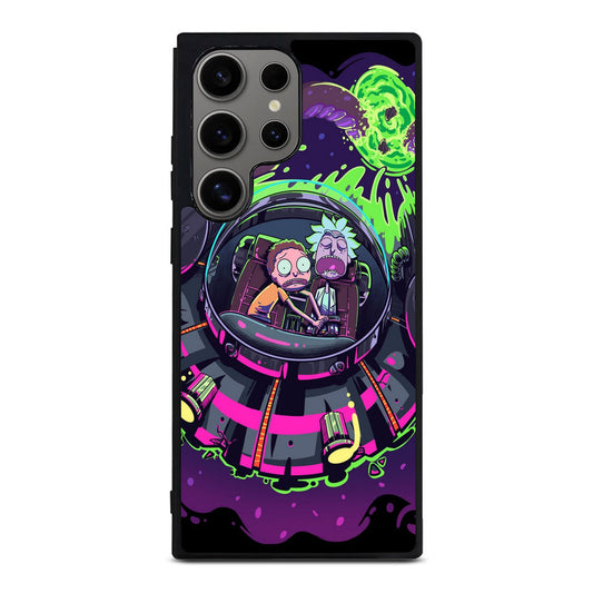 Rick And Morty Spaceship Samsung Galaxy S24 Ultra Case