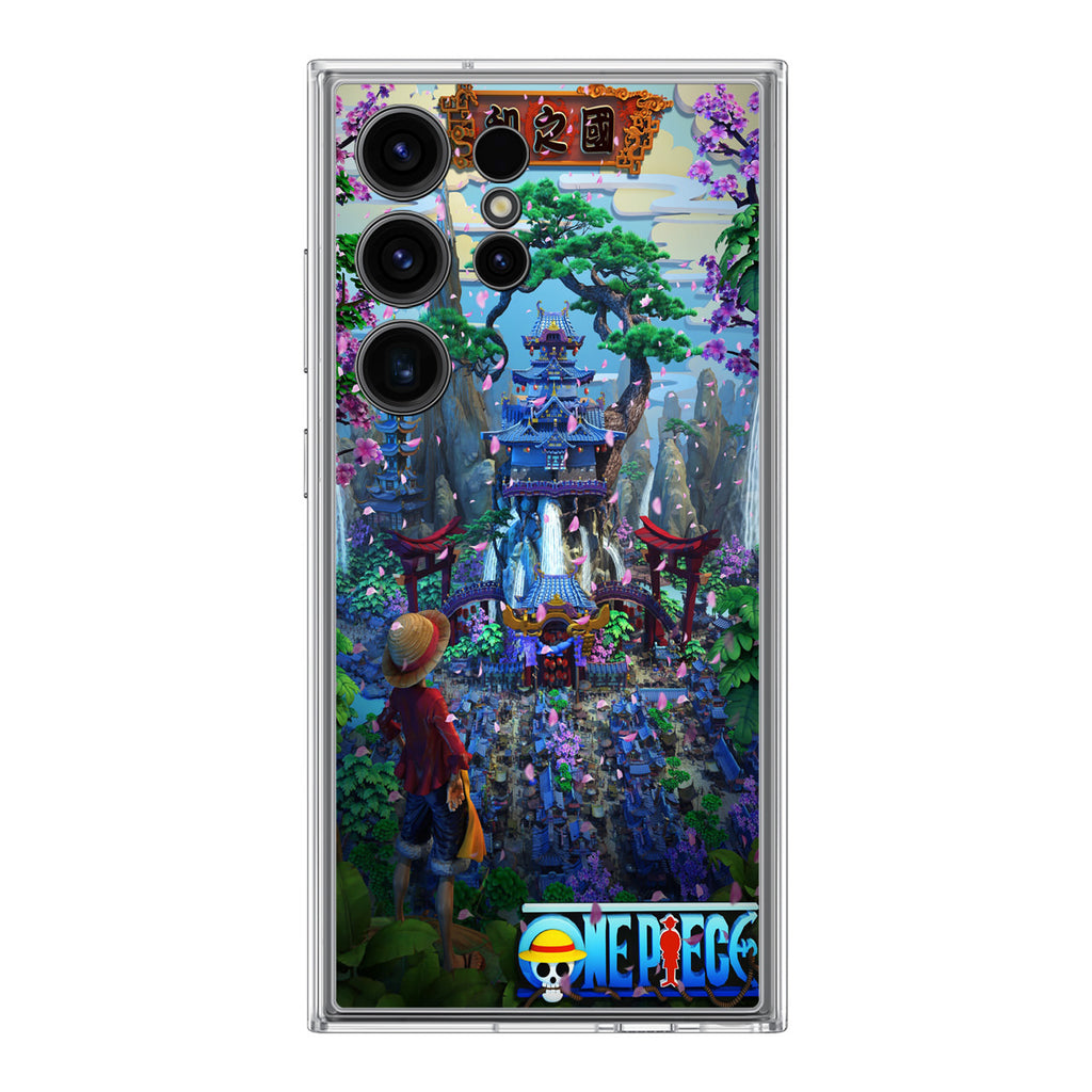 Flower Capital of Wano One Piece Samsung Galaxy S24 Ultra Case