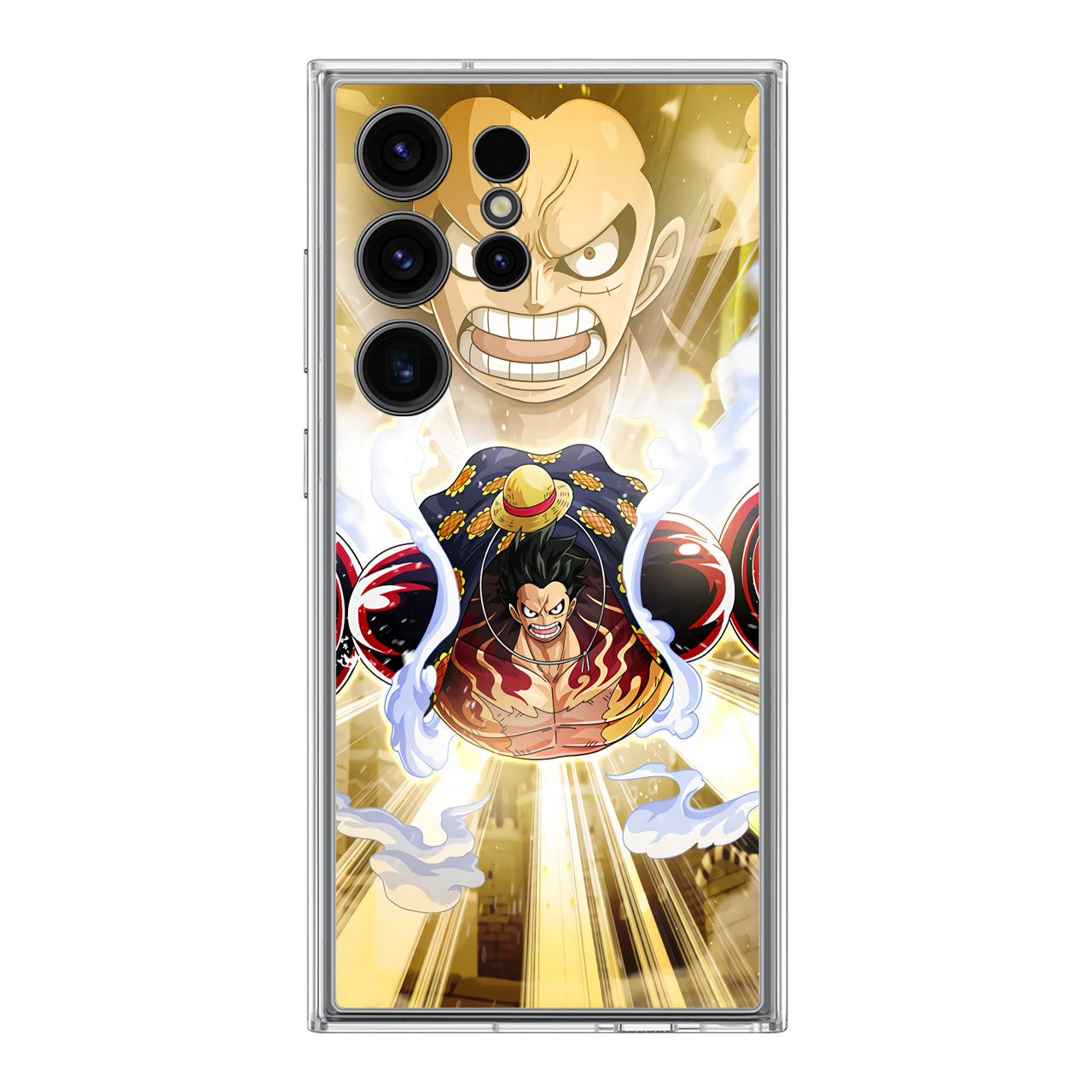 Luffy Flying Bounce Man Samsung Galaxy S24 Ultra Case