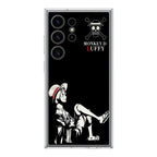 Monkey D Luffy Black And White Samsung Galaxy S24 Ultra Case