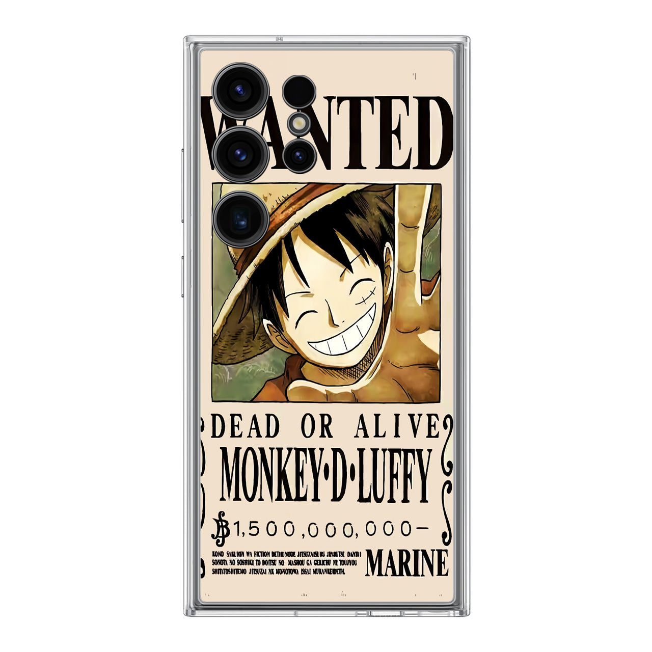 Monkey D Luffy Bounty Samsung Galaxy S24 Ultra Case