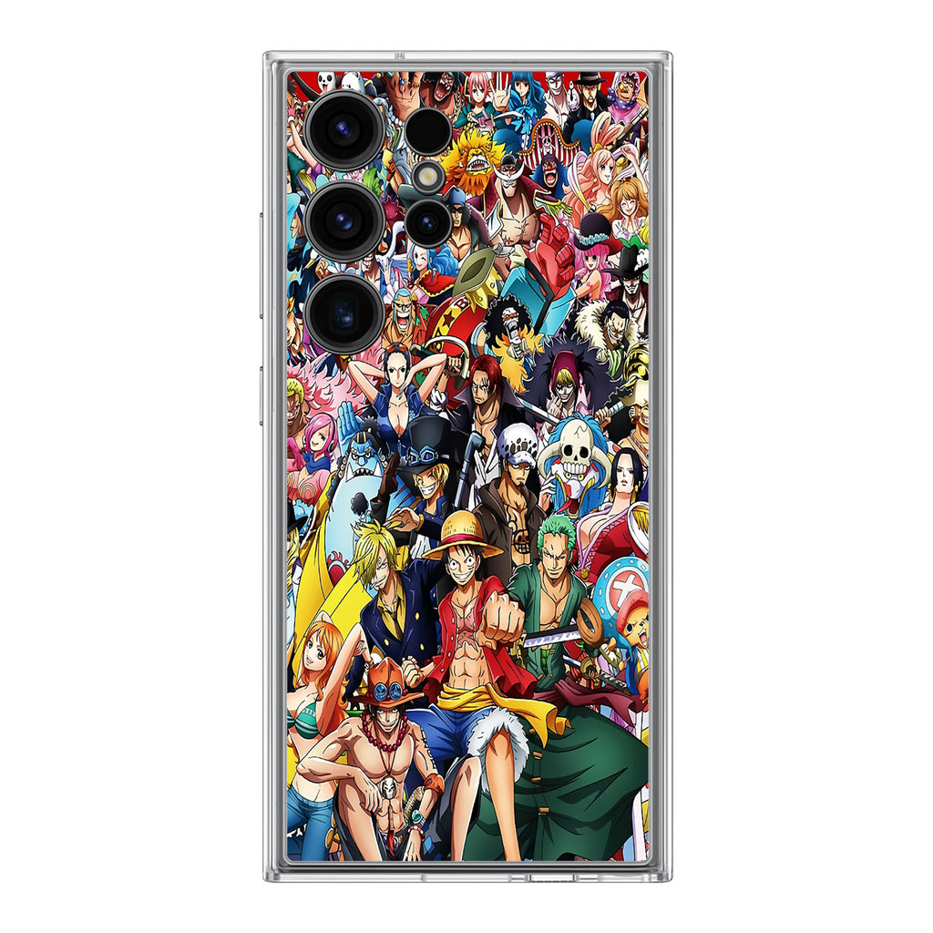 One Piece Characters In New World Samsung Galaxy S24 Ultra Case
