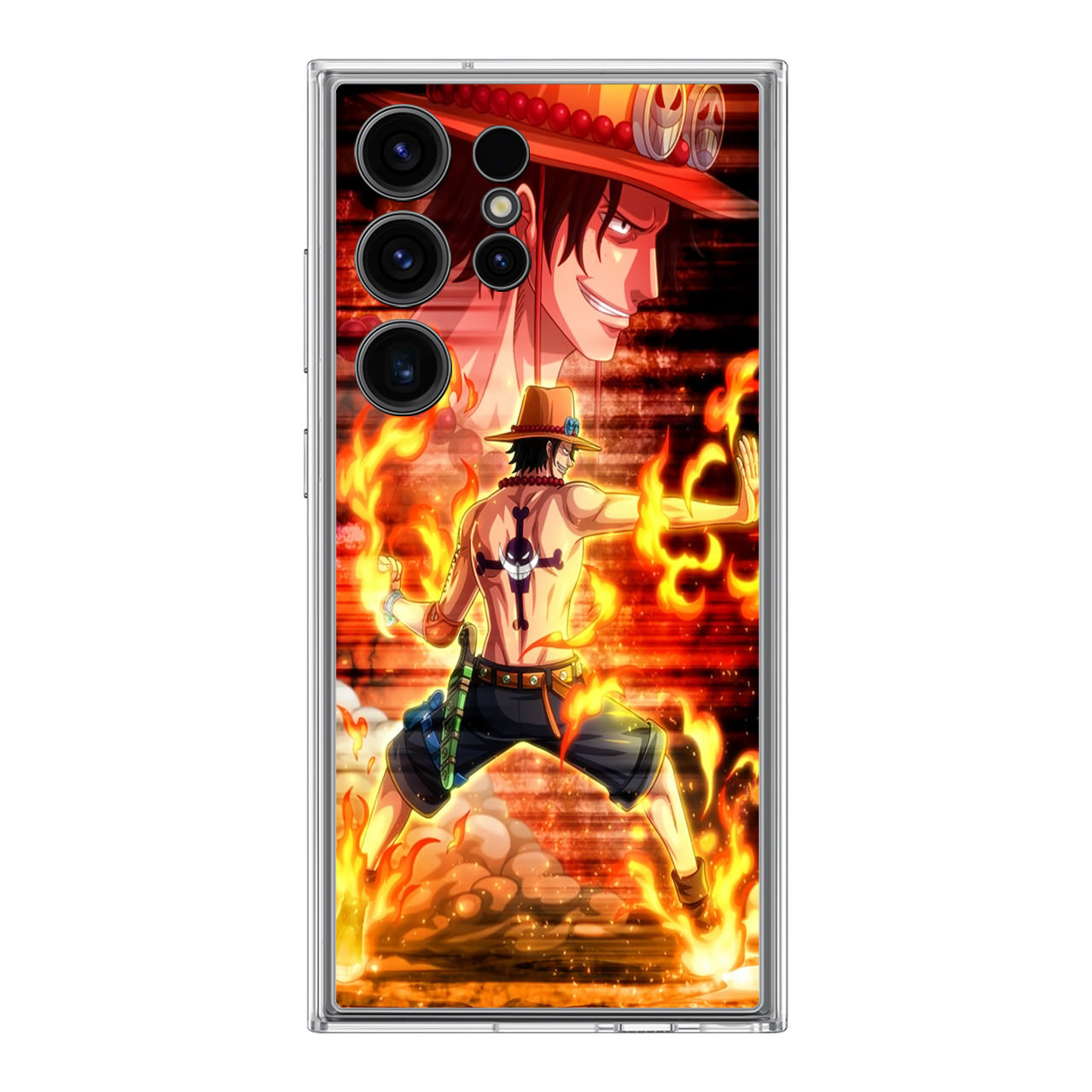 Portgas D Ace One Piece Samsung Galaxy S24 Ultra Case