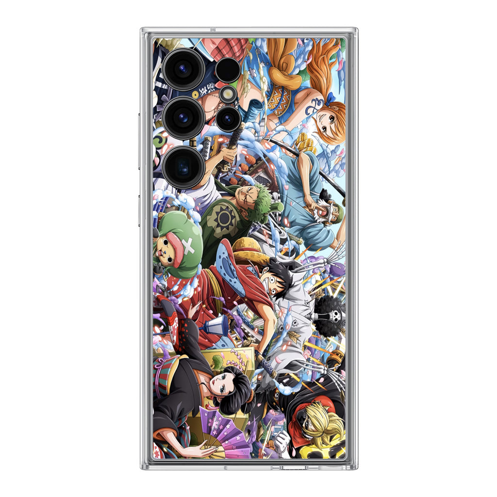 Straw Hat Pirates Arc Wano Samsung Galaxy S24 Ultra Case