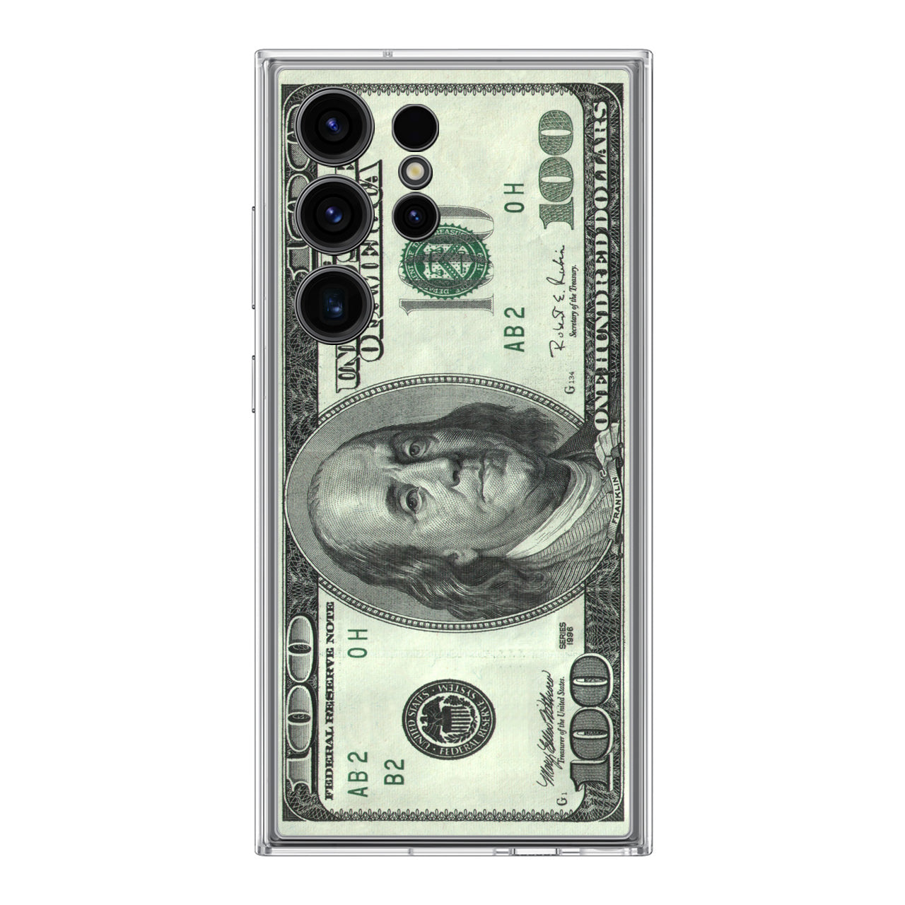 100 Dollar Samsung Galaxy S24 Ultra Case