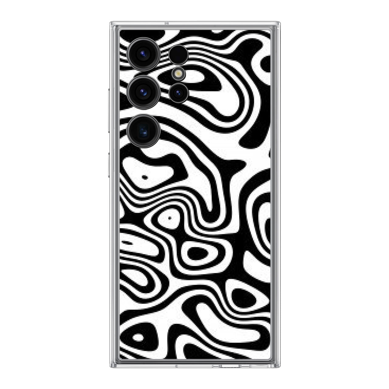 Abstract Black and White Background Samsung Galaxy S24 Ultra Case