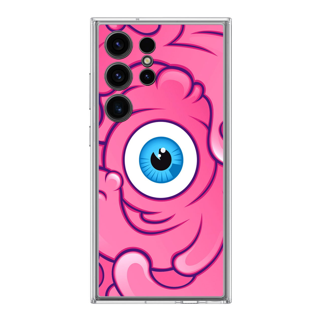 All Seeing Bubble Gum Eye Samsung Galaxy S24 Ultra Case