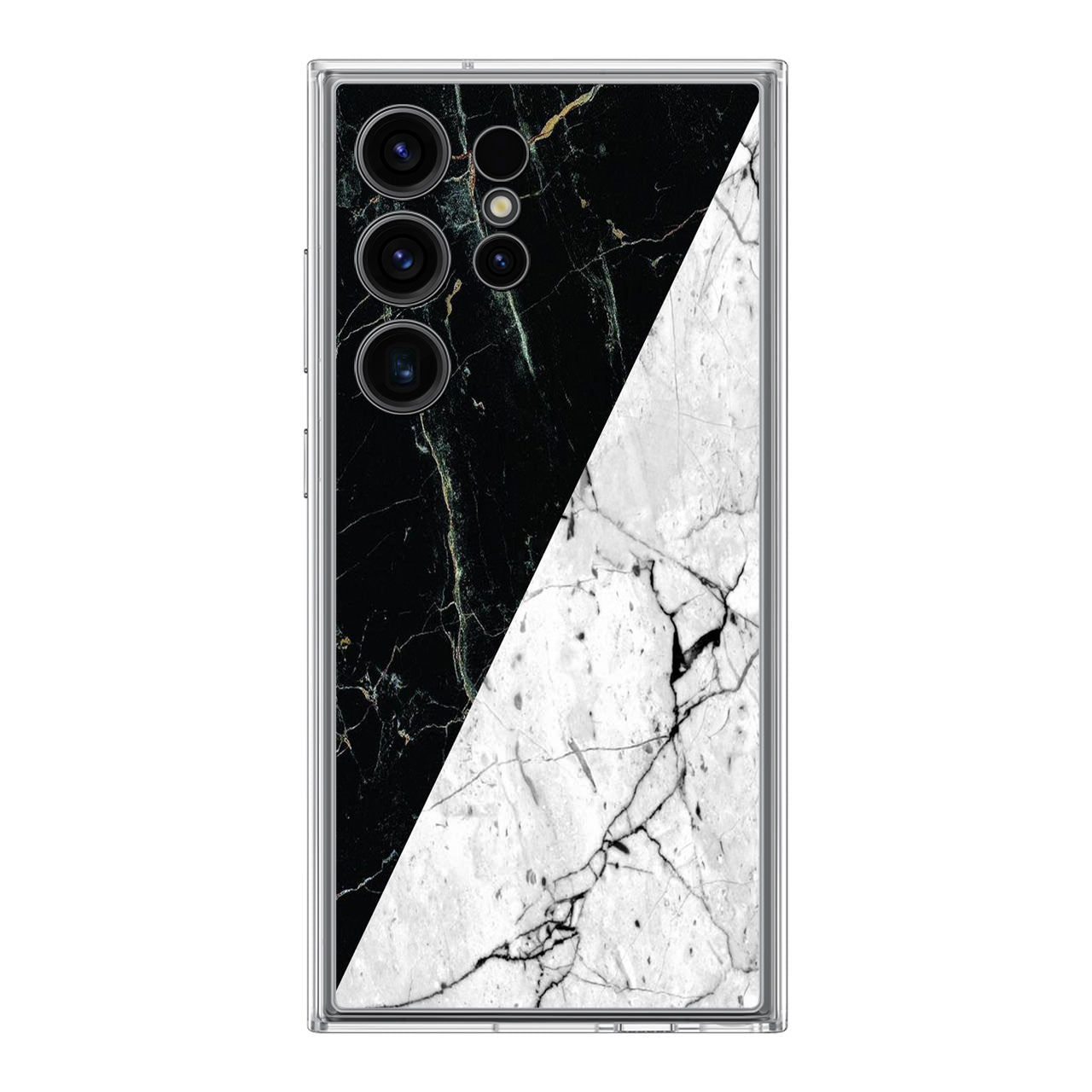 B&W Marble Samsung Galaxy S24 Ultra Case