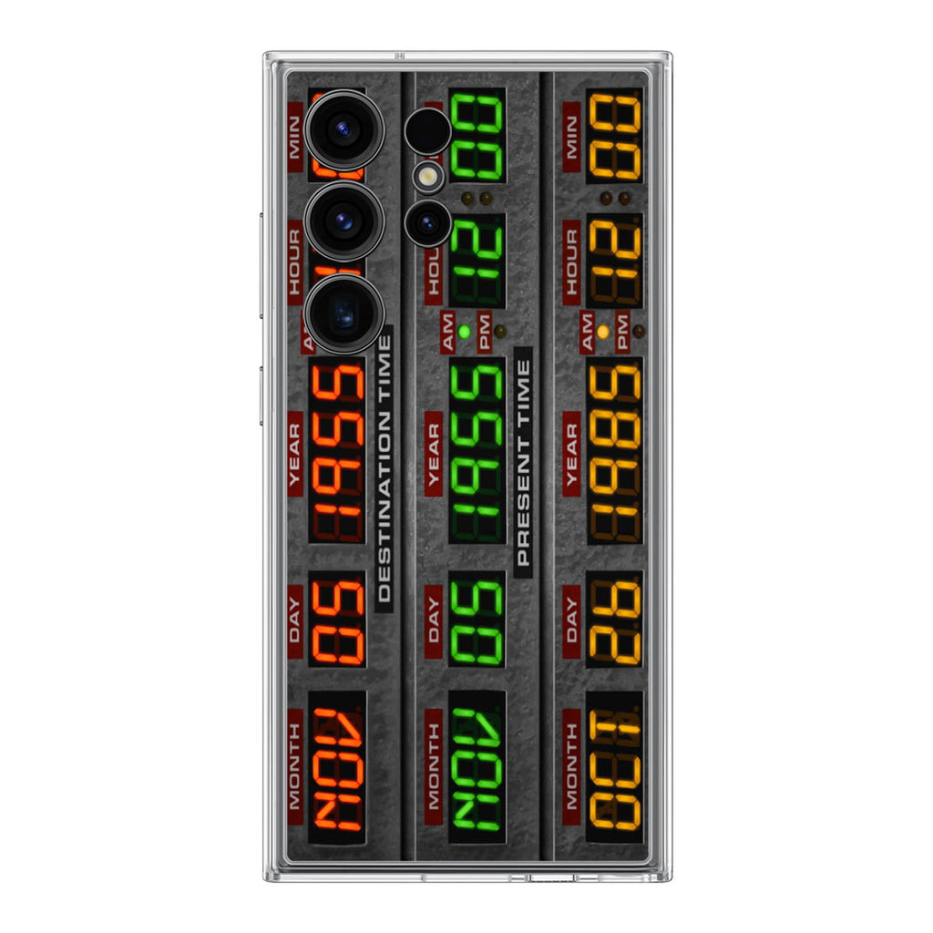 Back To The Future Time Circuits Samsung Galaxy S24 Ultra Case