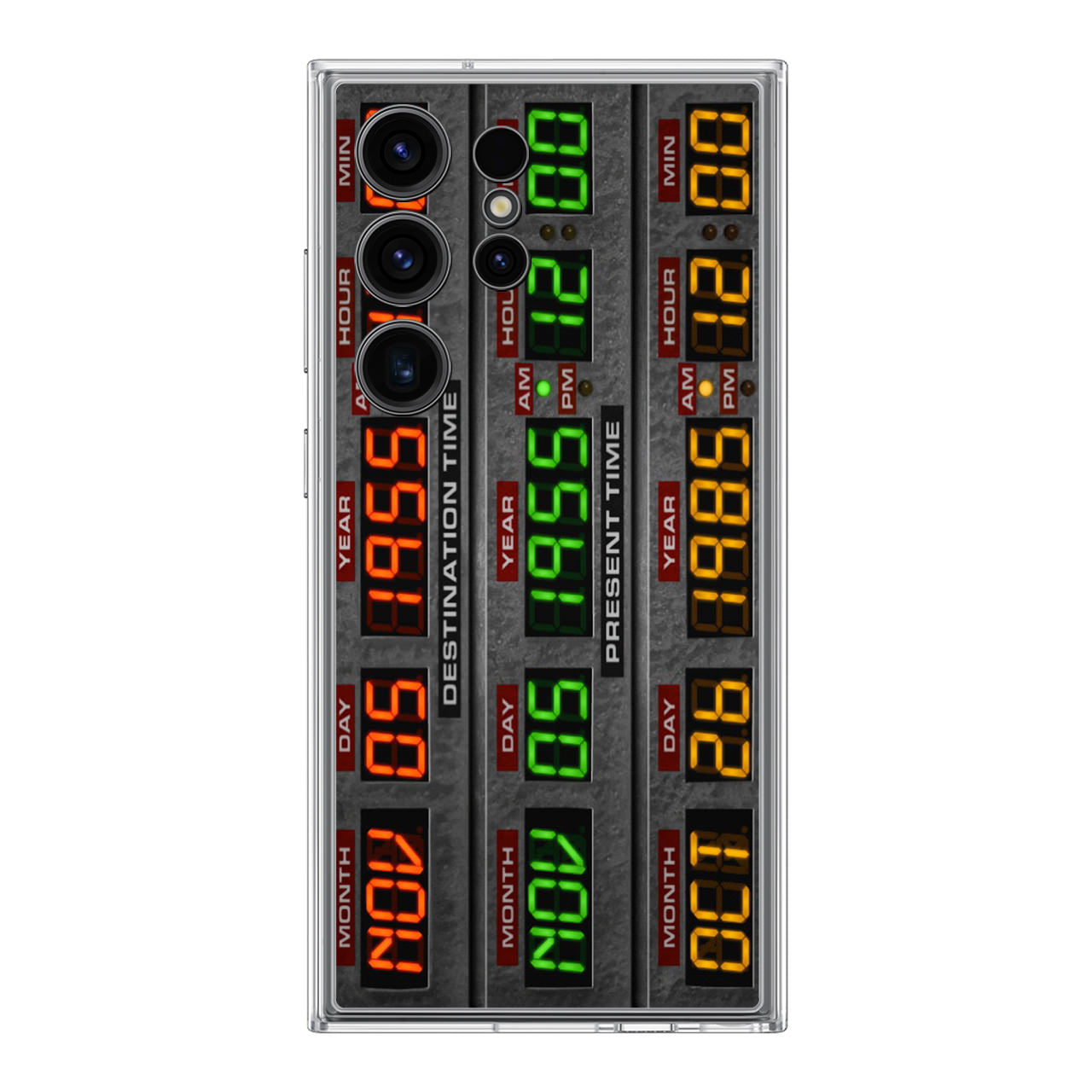 Back To The Future Time Circuits Samsung Galaxy S24 Ultra Case