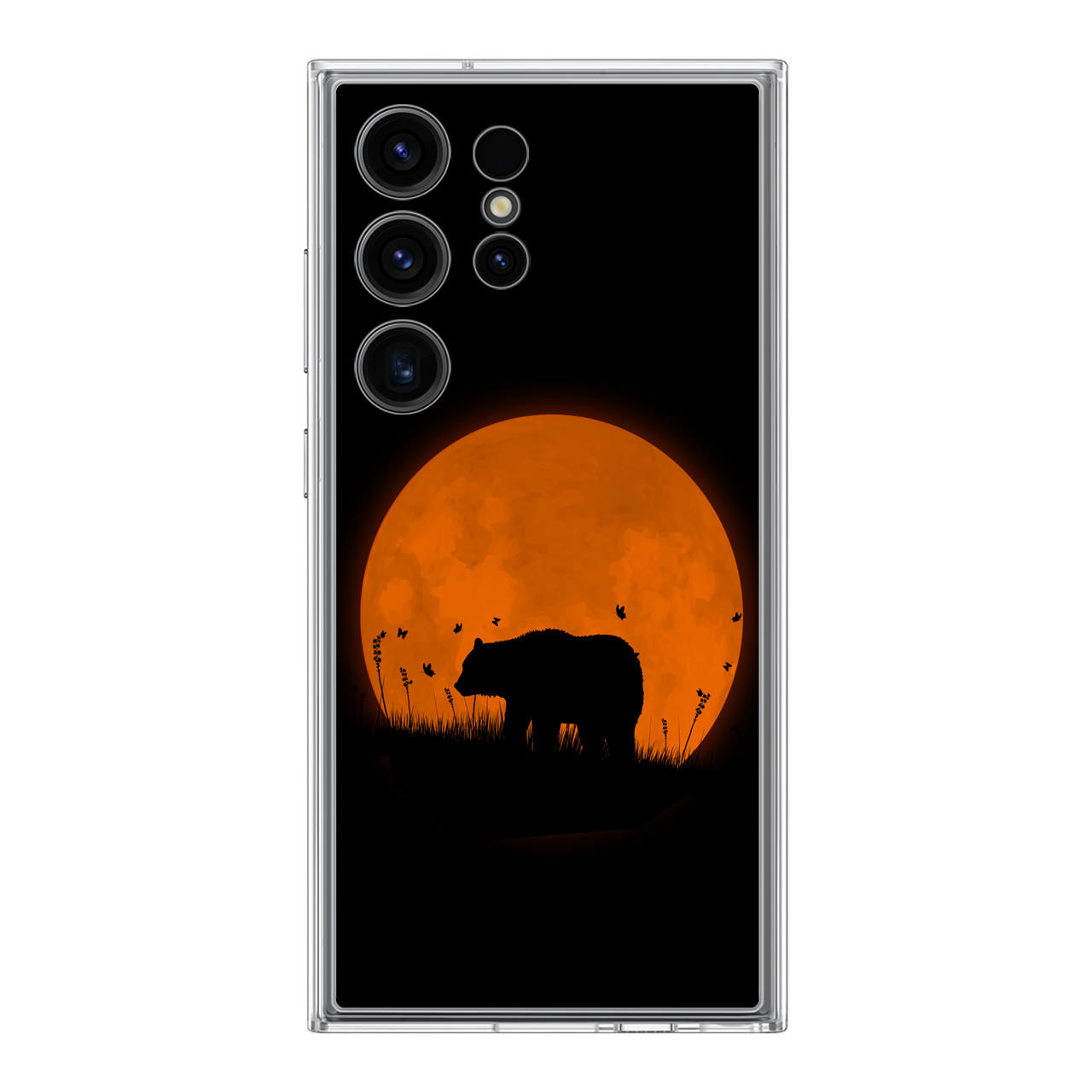 Bear Silhouette Samsung Galaxy S24 Ultra Case