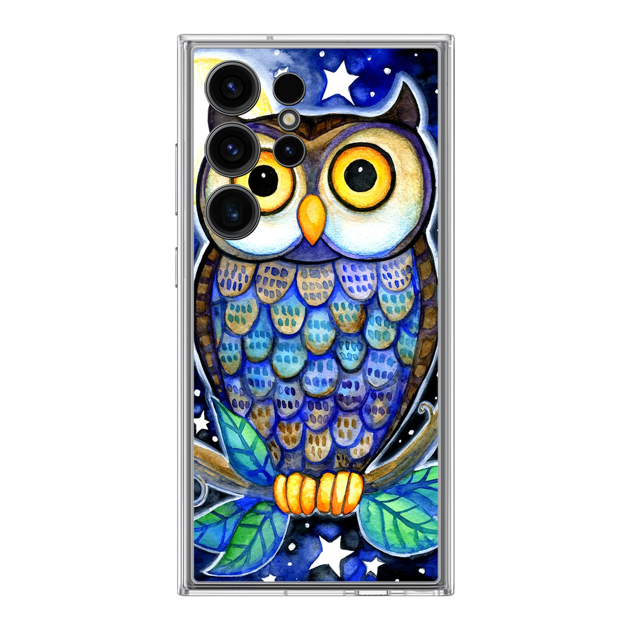 Bedtime Owl Samsung Galaxy S24 Ultra Case