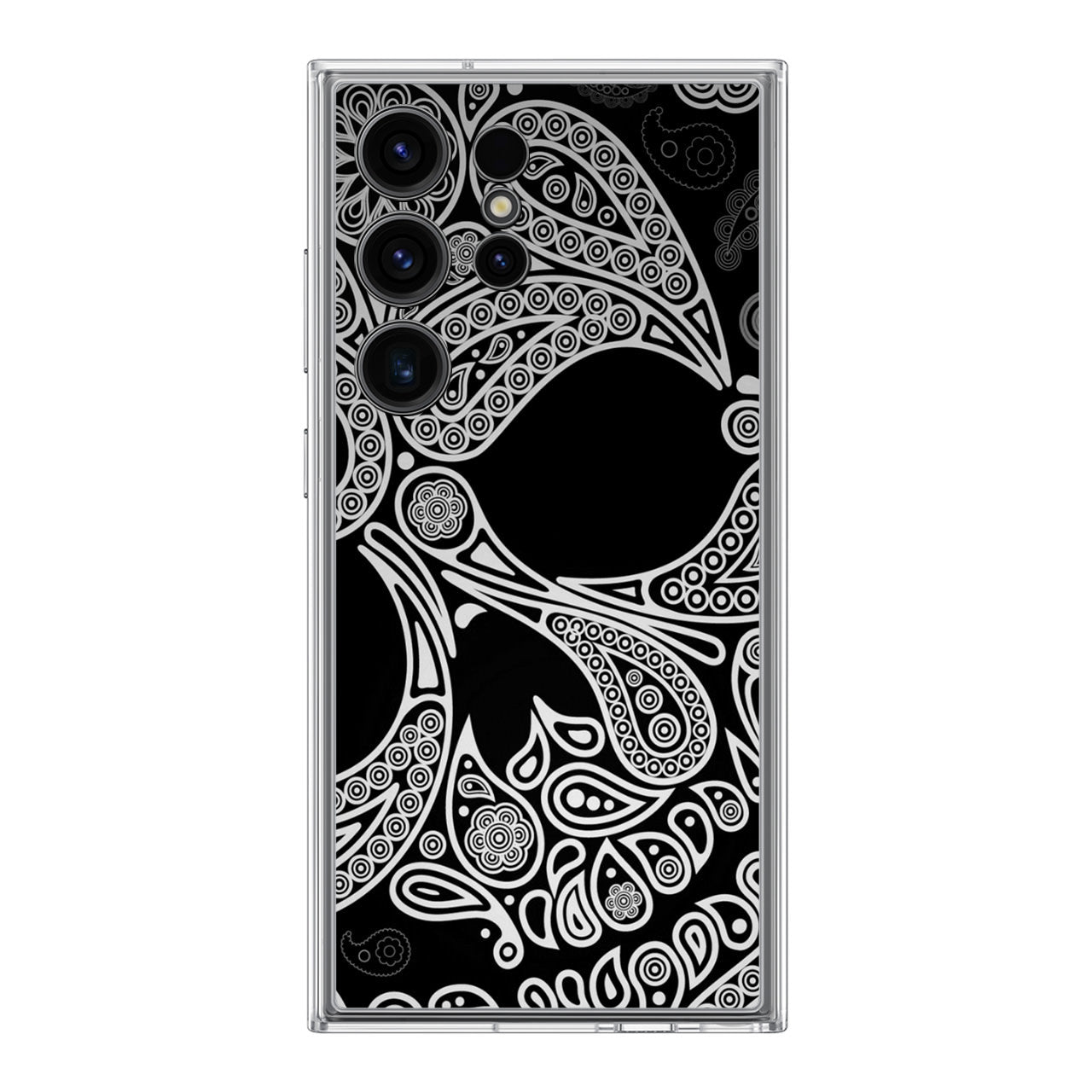 Black Skull Samsung Galaxy S24 Ultra Case