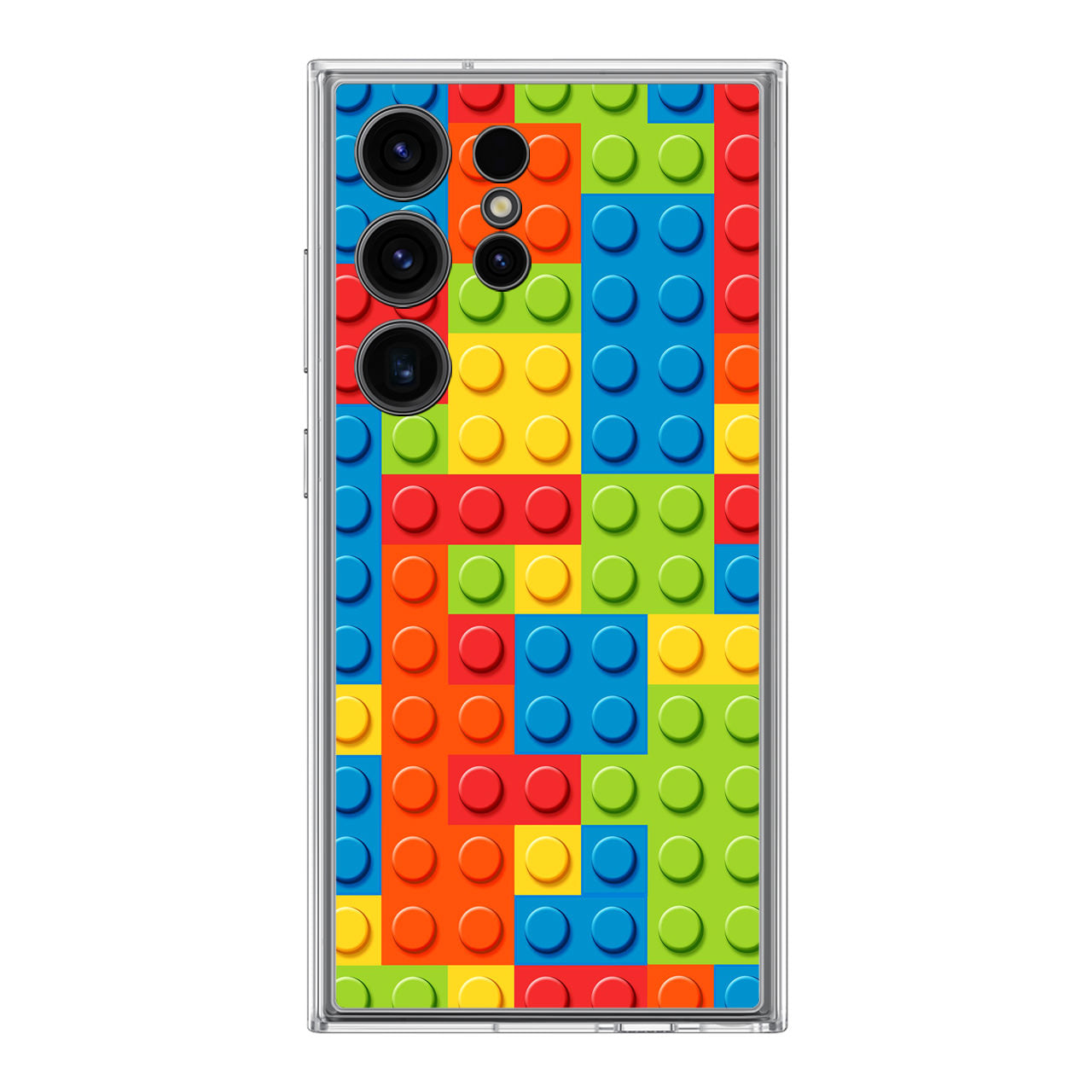 Blocks Rainbow Pattern Samsung Galaxy S24 Ultra Case