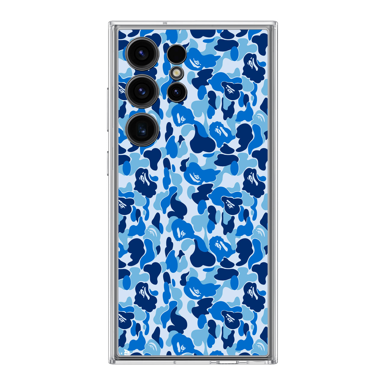 Blue Camo Samsung Galaxy S24 Ultra Case