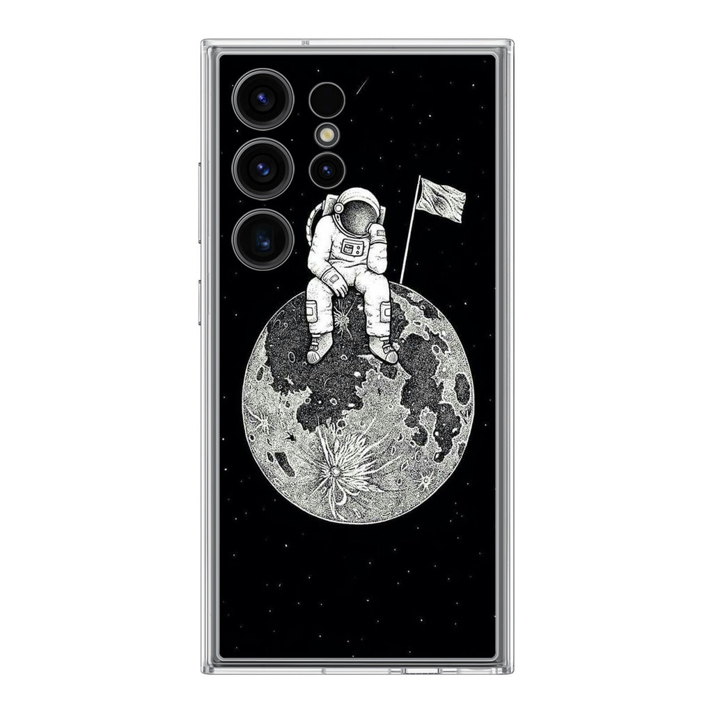 Bored Astronaut Samsung Galaxy S24 Ultra Case