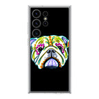 Colorful Bulldog Art Samsung Galaxy S24 Ultra Case
