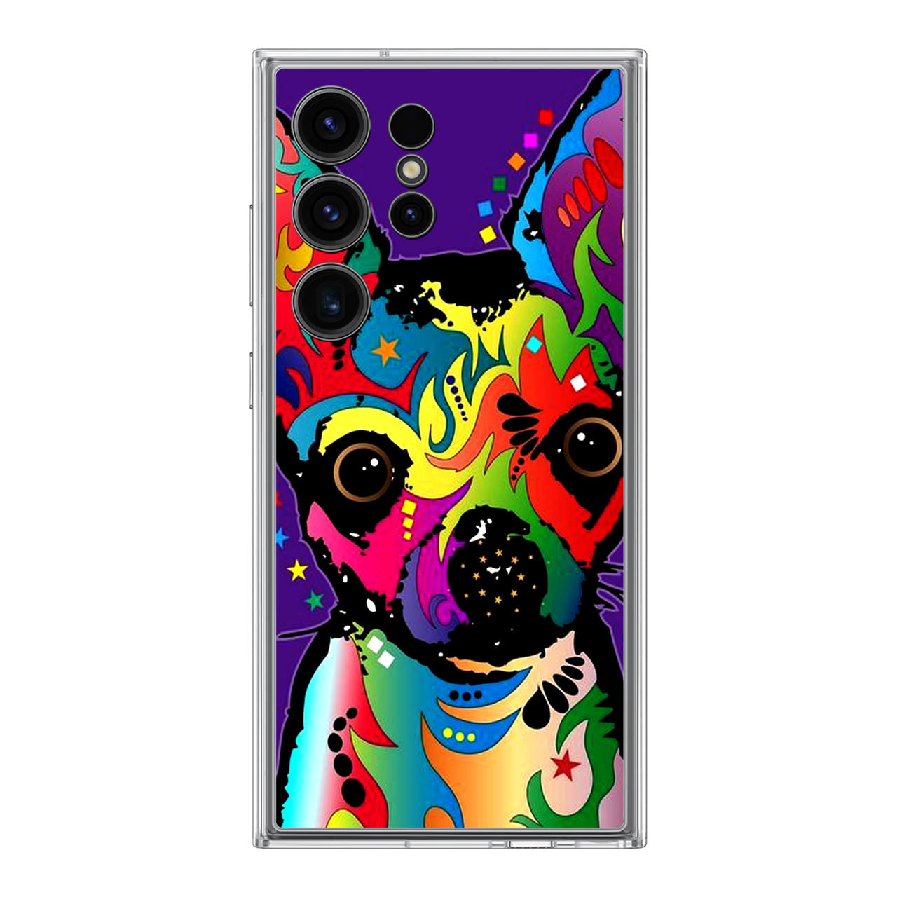 Colorful Chihuahua Samsung Galaxy S24 Ultra Case