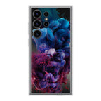Colorful Dust Art on Black Samsung Galaxy S24 Ultra Case