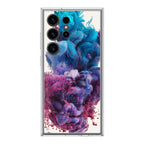 Colorful Dust Art on White Samsung Galaxy S24 Ultra Case