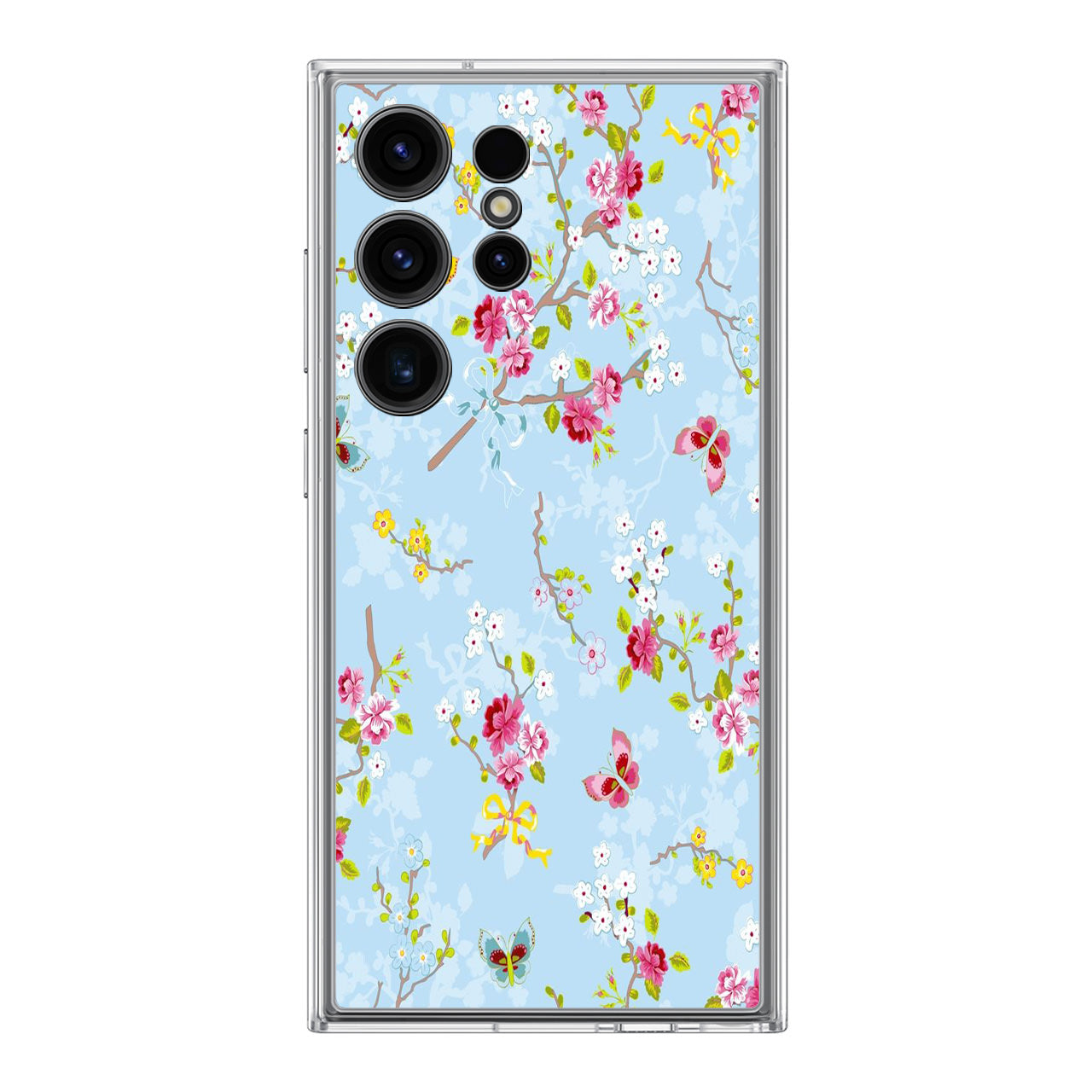 Floral Summer Wind Samsung Galaxy S24 Ultra Case