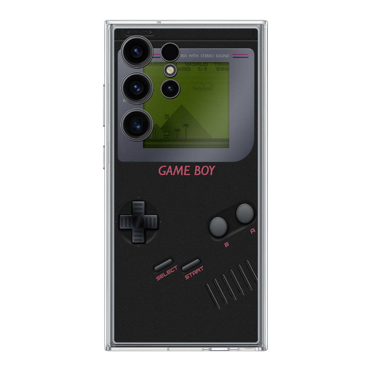 Game Boy Black Model Samsung Galaxy S24 Ultra Case