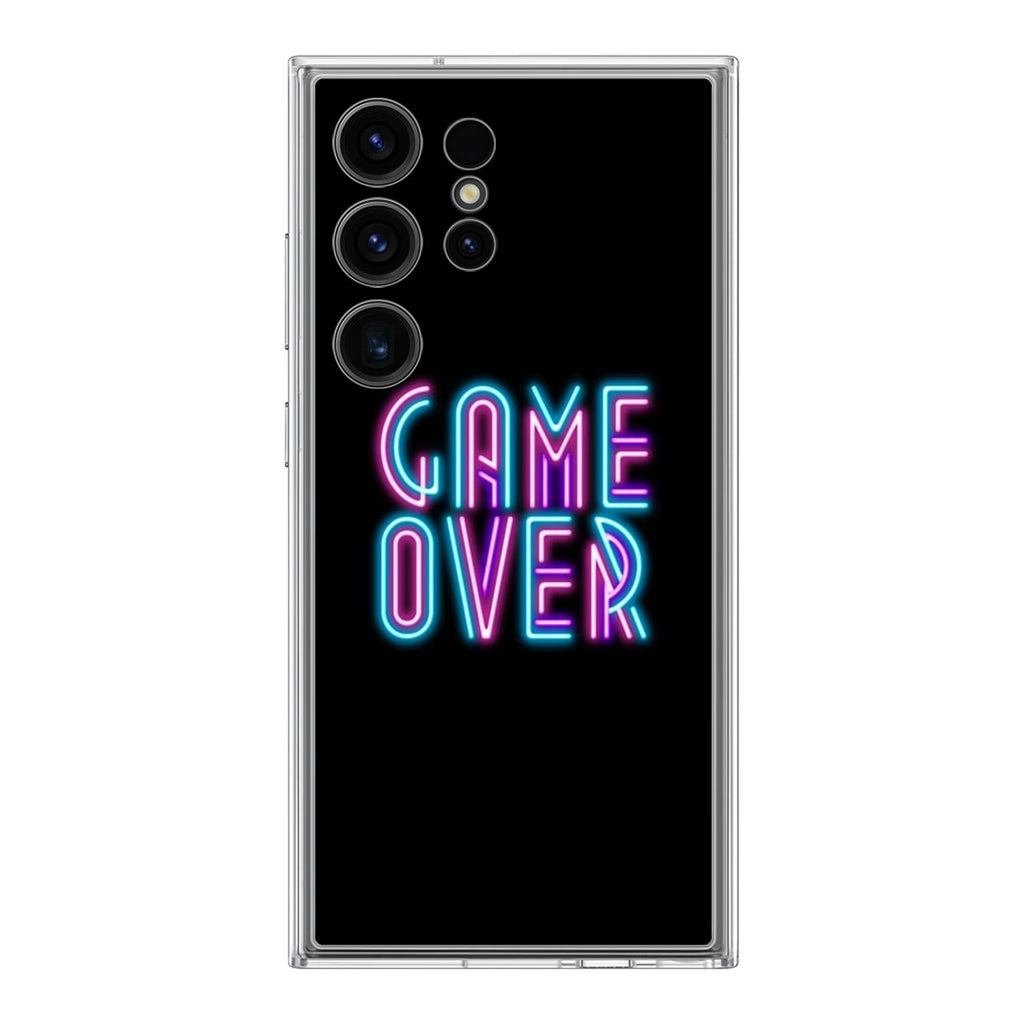 Game Over Neon Samsung Galaxy S24 Ultra Case
