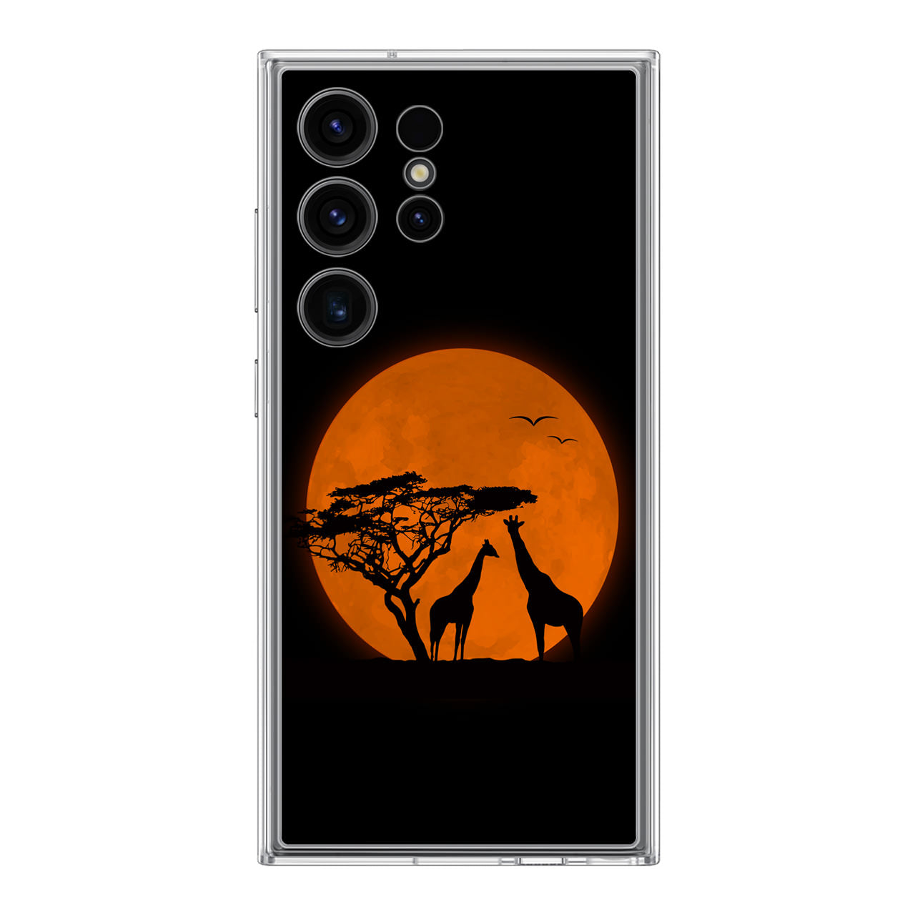 Giraffes Silhouette Samsung Galaxy S24 Ultra Case