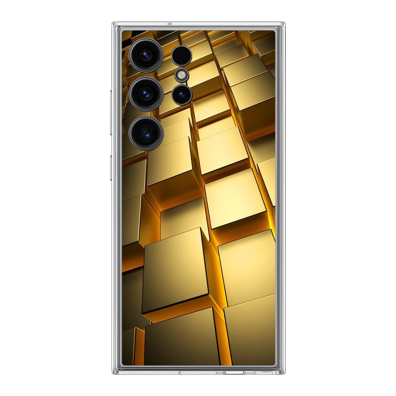 Golden Cubes Samsung Galaxy S24 Ultra Case