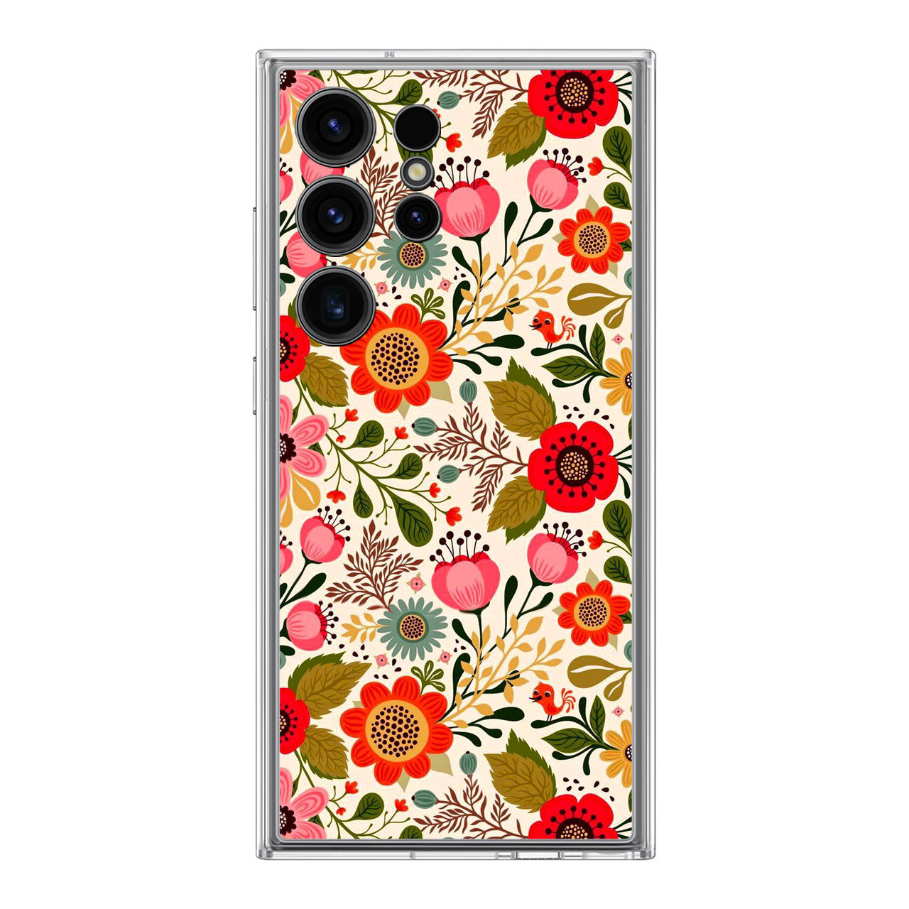 Hello Spring Pattern Samsung Galaxy S24 Ultra Case