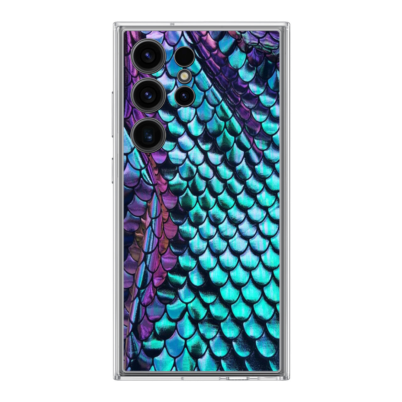 Iridescent Holographic Tone Samsung Galaxy S24 Ultra Case