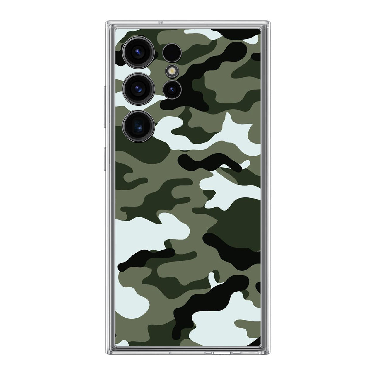 Military Green Camo Samsung Galaxy S24 Ultra Case