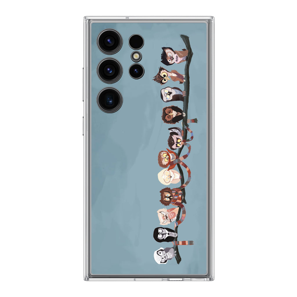 Owls on The Branch Samsung Galaxy S24 Ultra Case