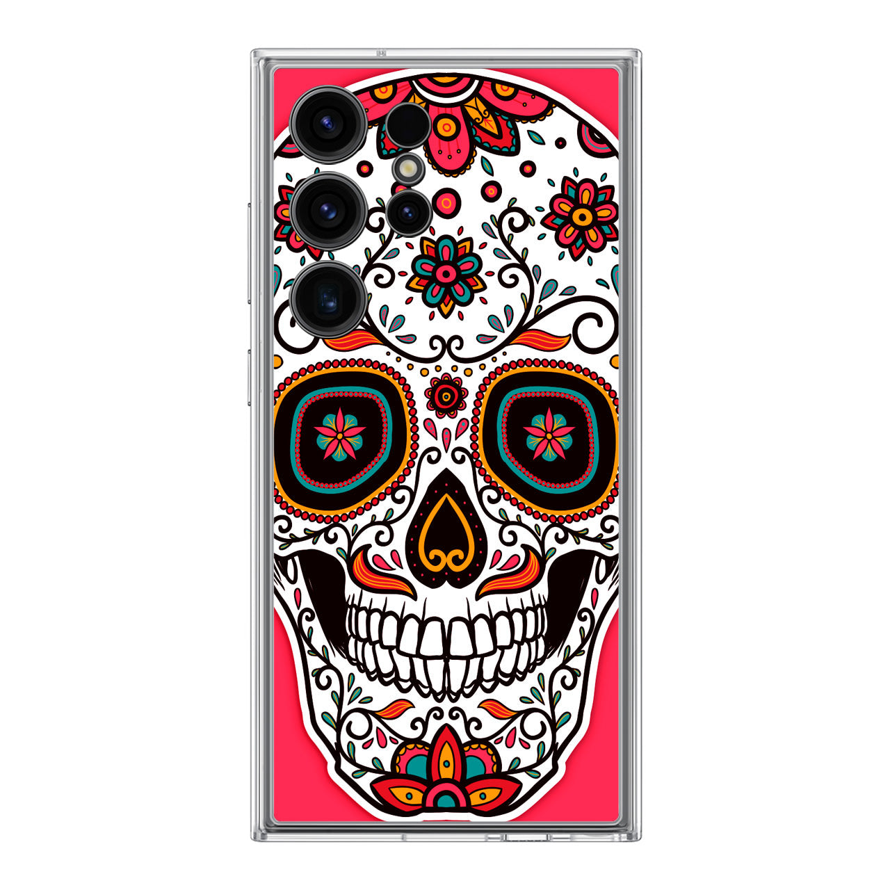 Pink Sugar Skull Samsung Galaxy S24 Ultra Case