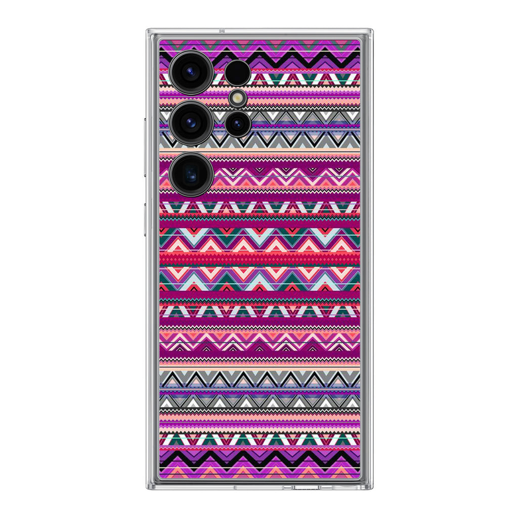 Purple Aztec Art Samsung Galaxy S24 Ultra Case