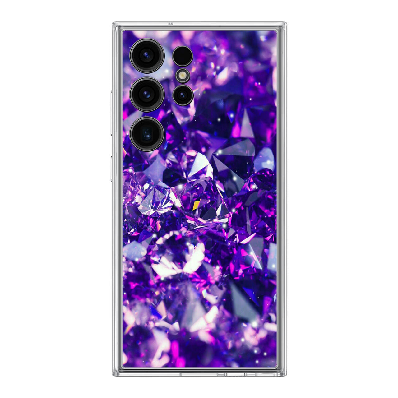 Purple Crystal Samsung Galaxy S24 Ultra Case