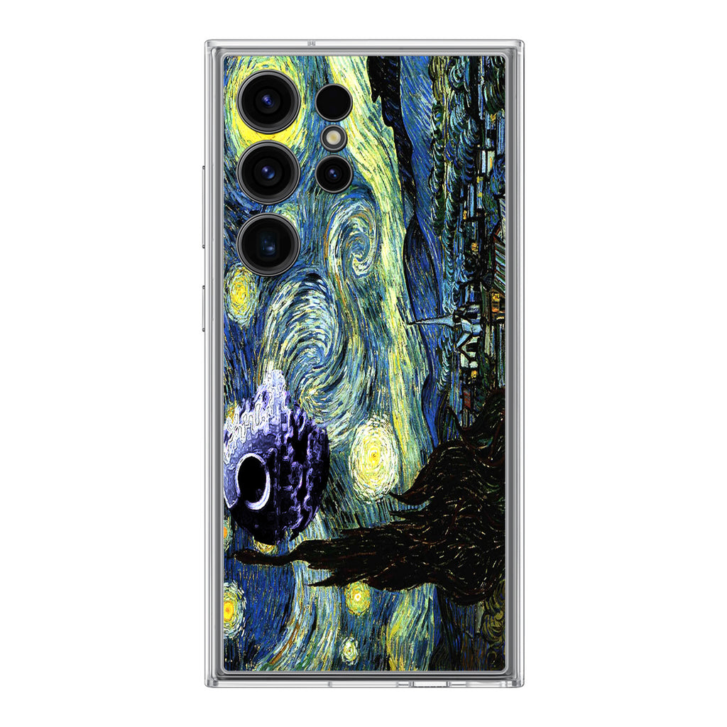 Skellington on a Starry Night Samsung Galaxy S24 Ultra Case