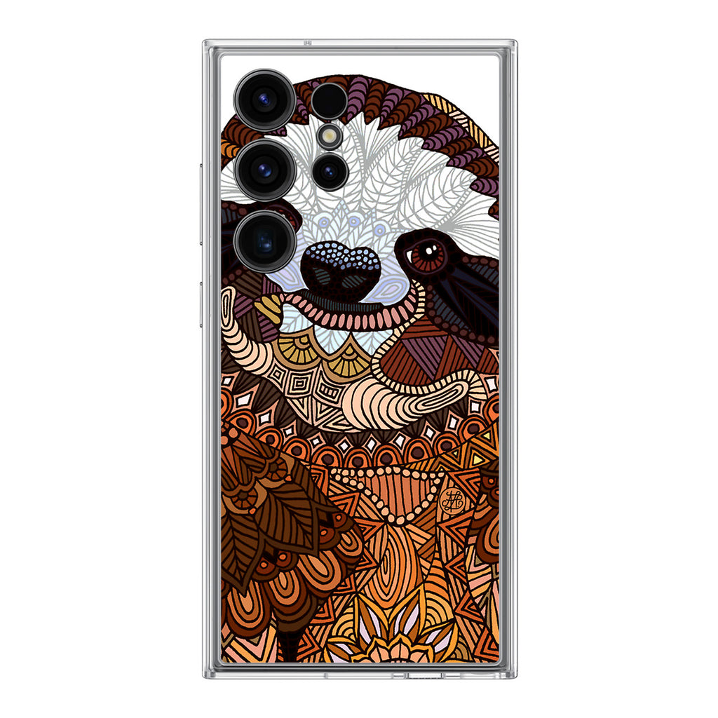 Sloth Ethnic Pattern Samsung Galaxy S24 Ultra Case