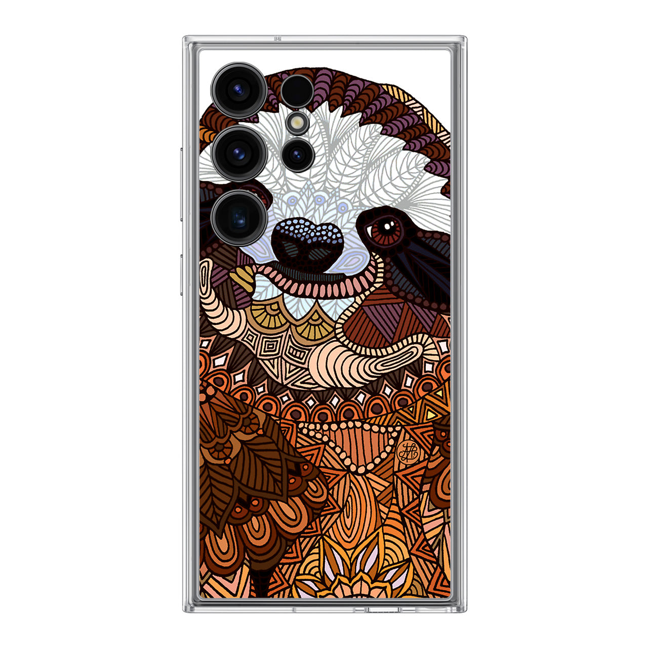 Sloth Ethnic Pattern Samsung Galaxy S24 Ultra Case