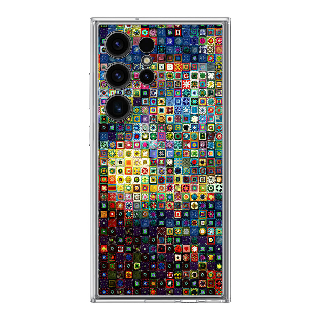 Starry Night Tiles Samsung Galaxy S24 Ultra Case