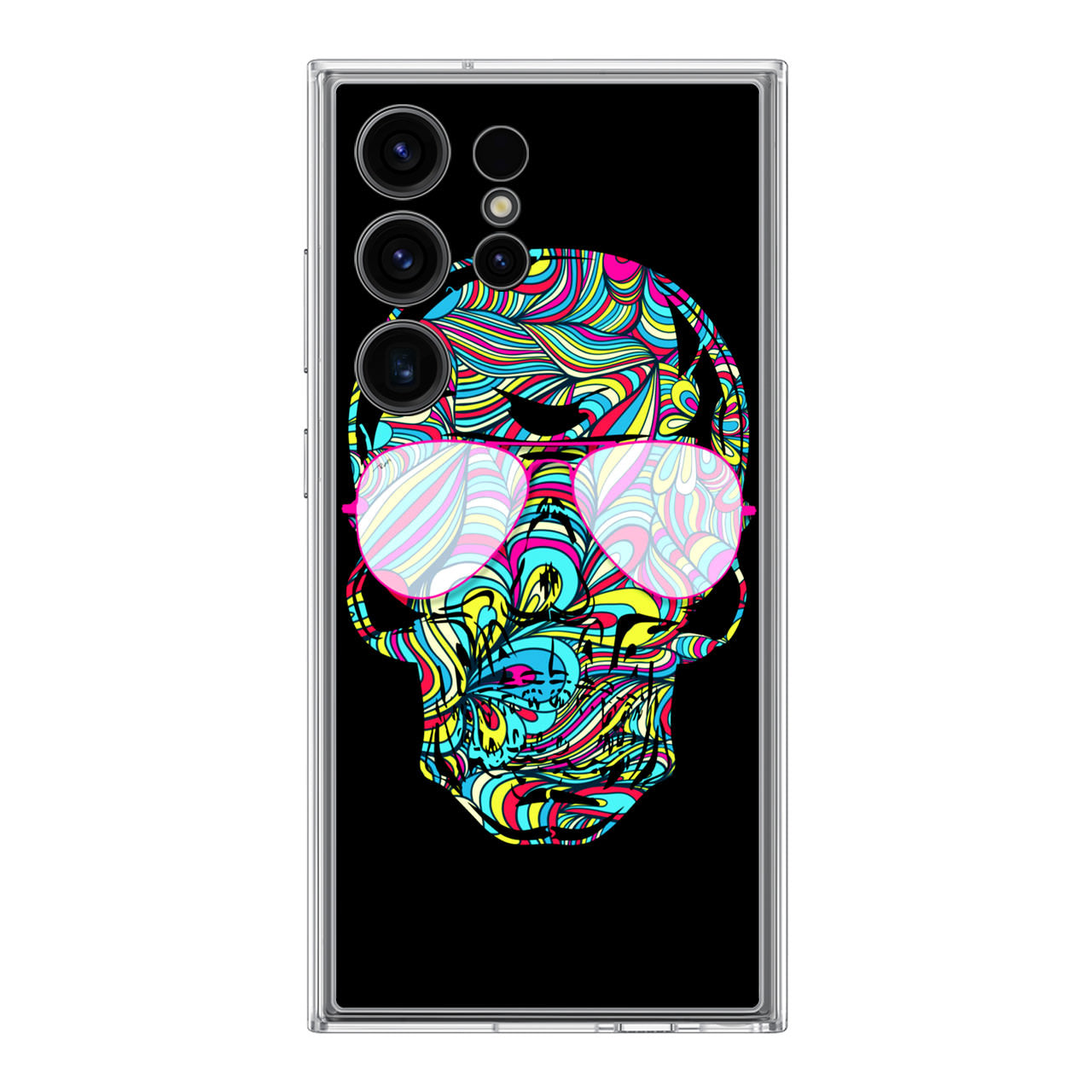 Stylish Skull Samsung Galaxy S24 Ultra Case