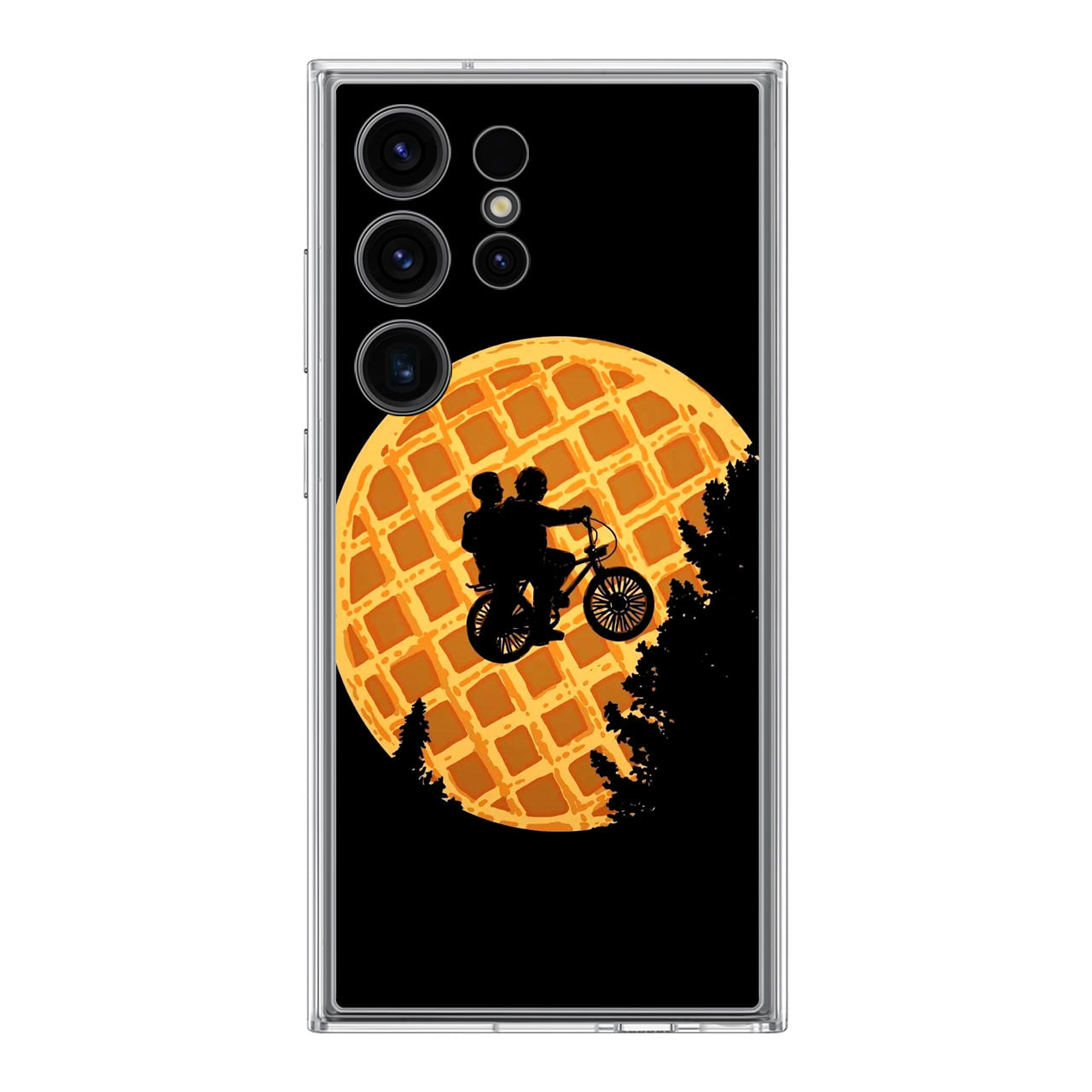 Waffle Moon Stranger Things Samsung Galaxy S24 Ultra Case