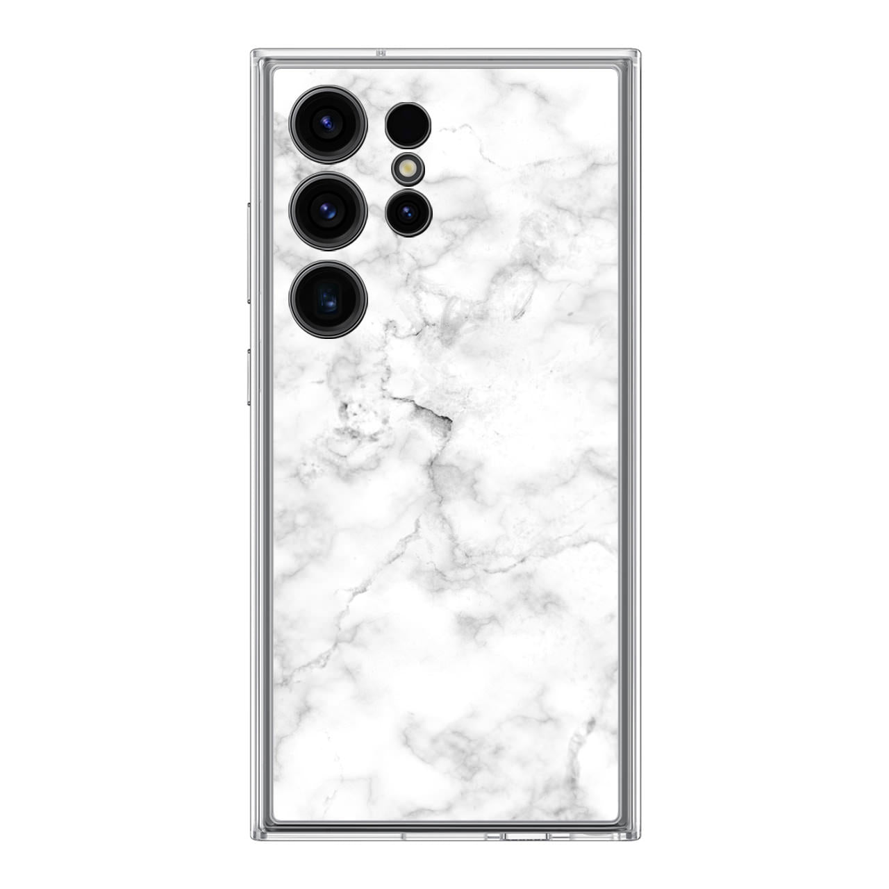 White Marble Samsung Galaxy S24 Ultra Case