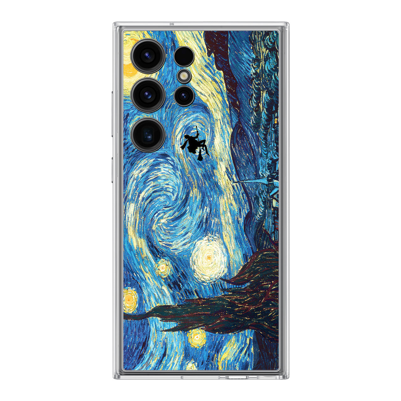 Witch on The Starry Night Sky Samsung Galaxy S24 Ultra Case