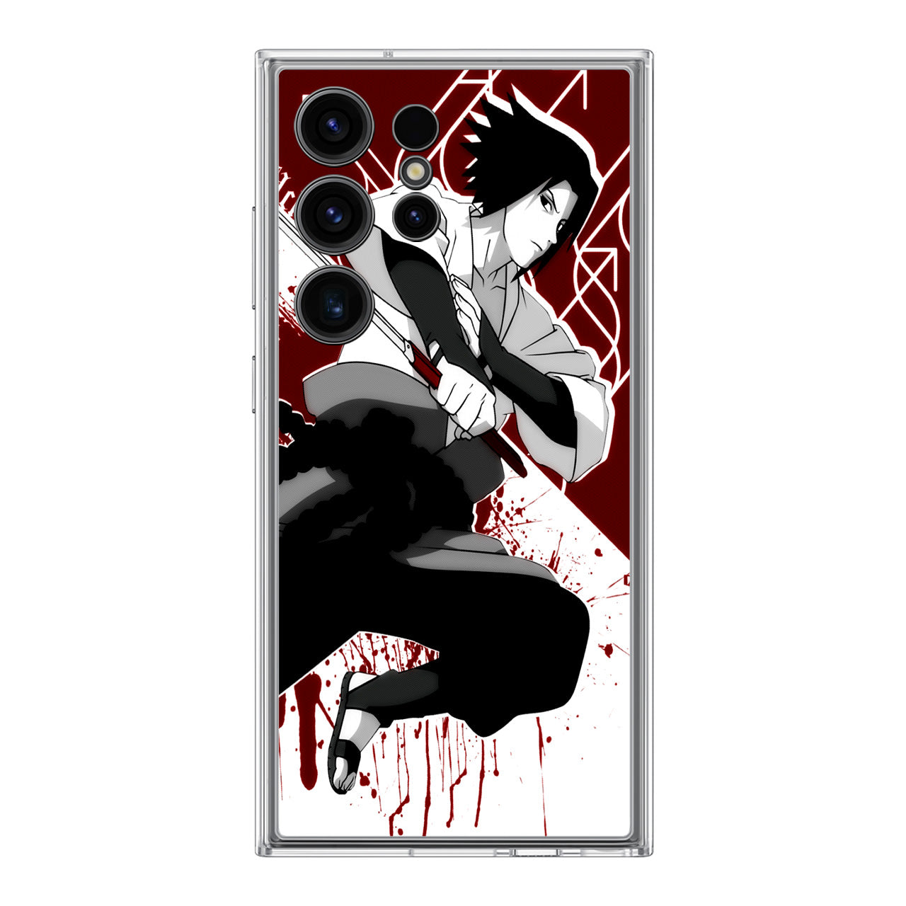 Anime Naruto Sasuke Uchiha Samsung Galaxy S24 Ultra Case