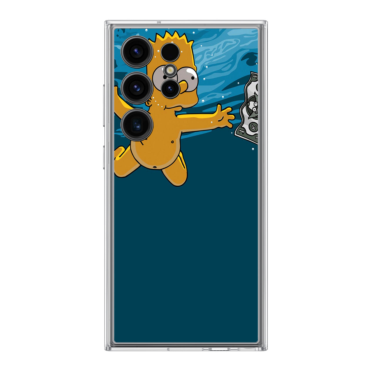 Bart Swimming For Money Samsung Galaxy S24 Ultra Case