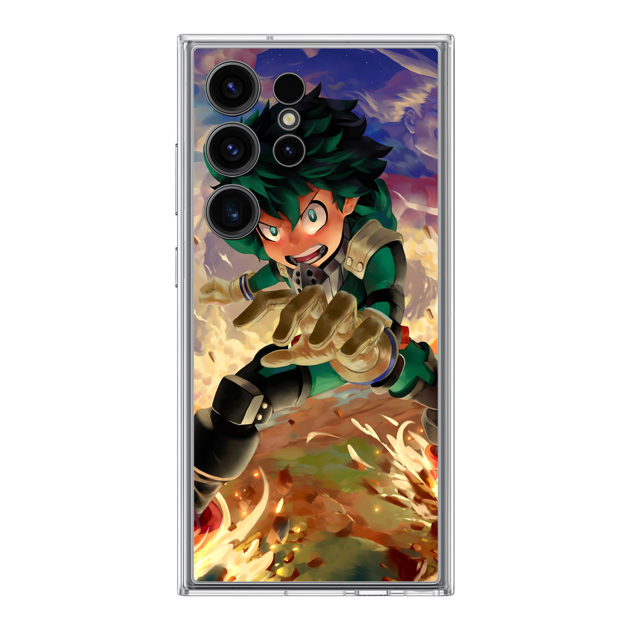 Boku No Hero Academia Deku Samsung Galaxy S24 Ultra Case