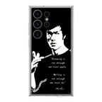 Bruce Lee Quotes Samsung Galaxy S24 Ultra Case
