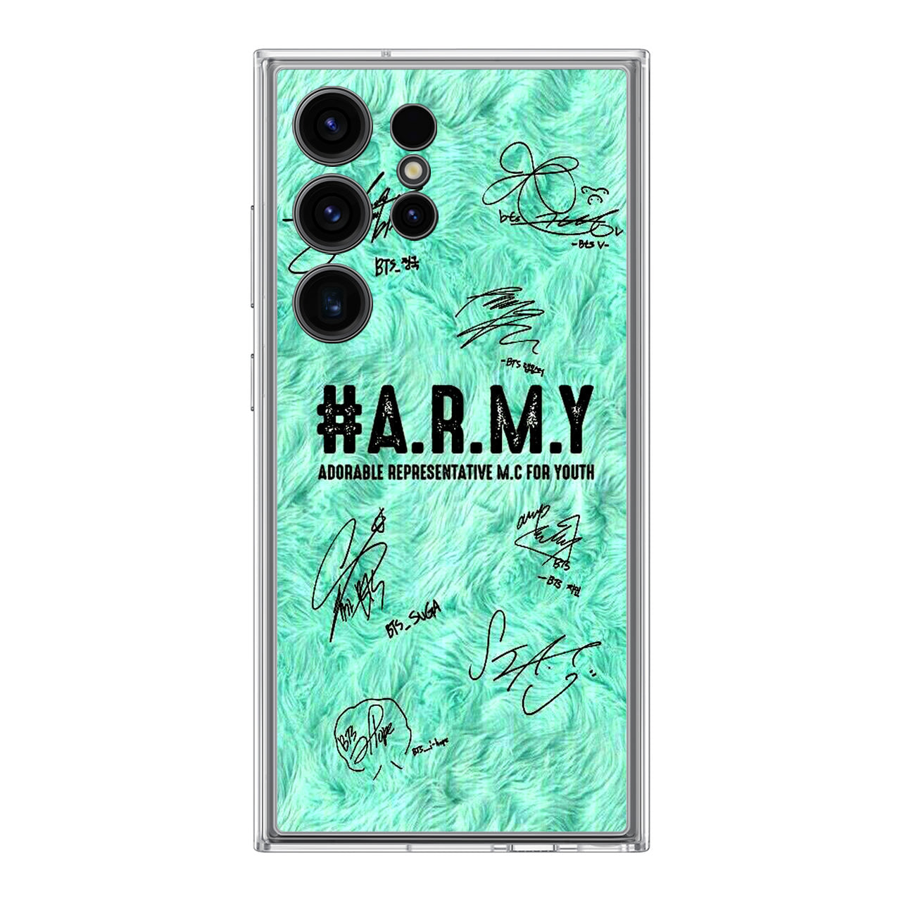 BTS Army Signature Samsung Galaxy S24 Ultra Case